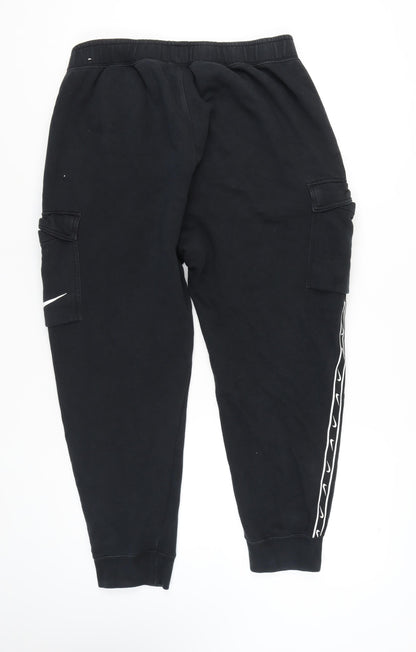 Nike Men's Black XL Cargo Trousers - Sporty Style