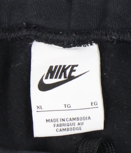 Nike Men's Black XL Cargo Trousers - Sporty Style