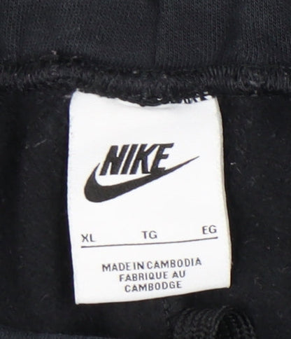 Nike Men's Black XL Cargo Trousers - Sporty Style