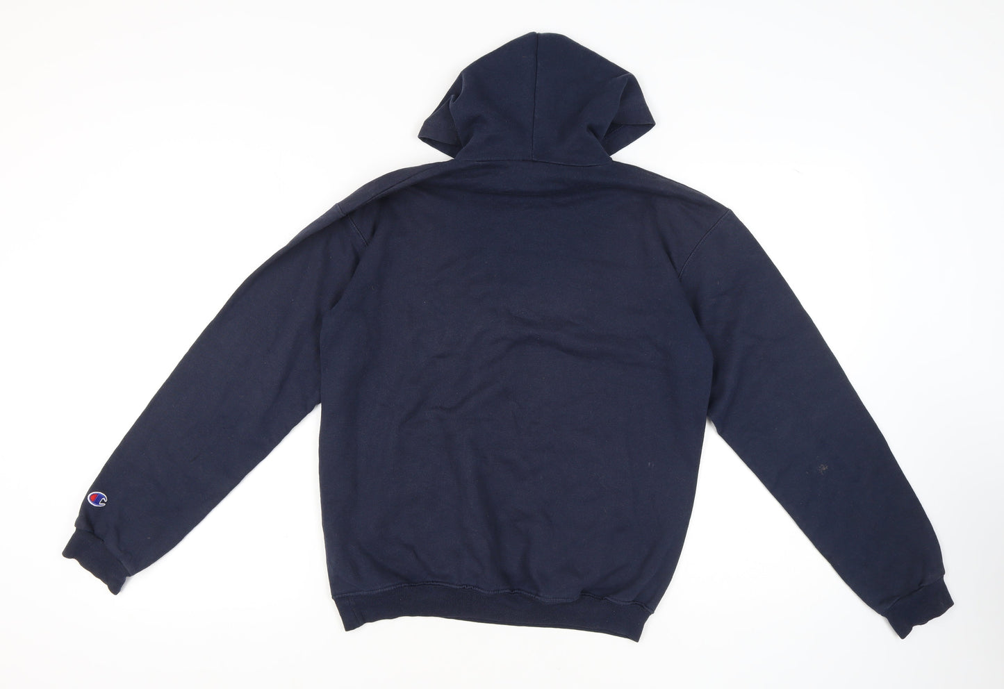 Mens UK Size XL Champion Blue Pullover Hoodie