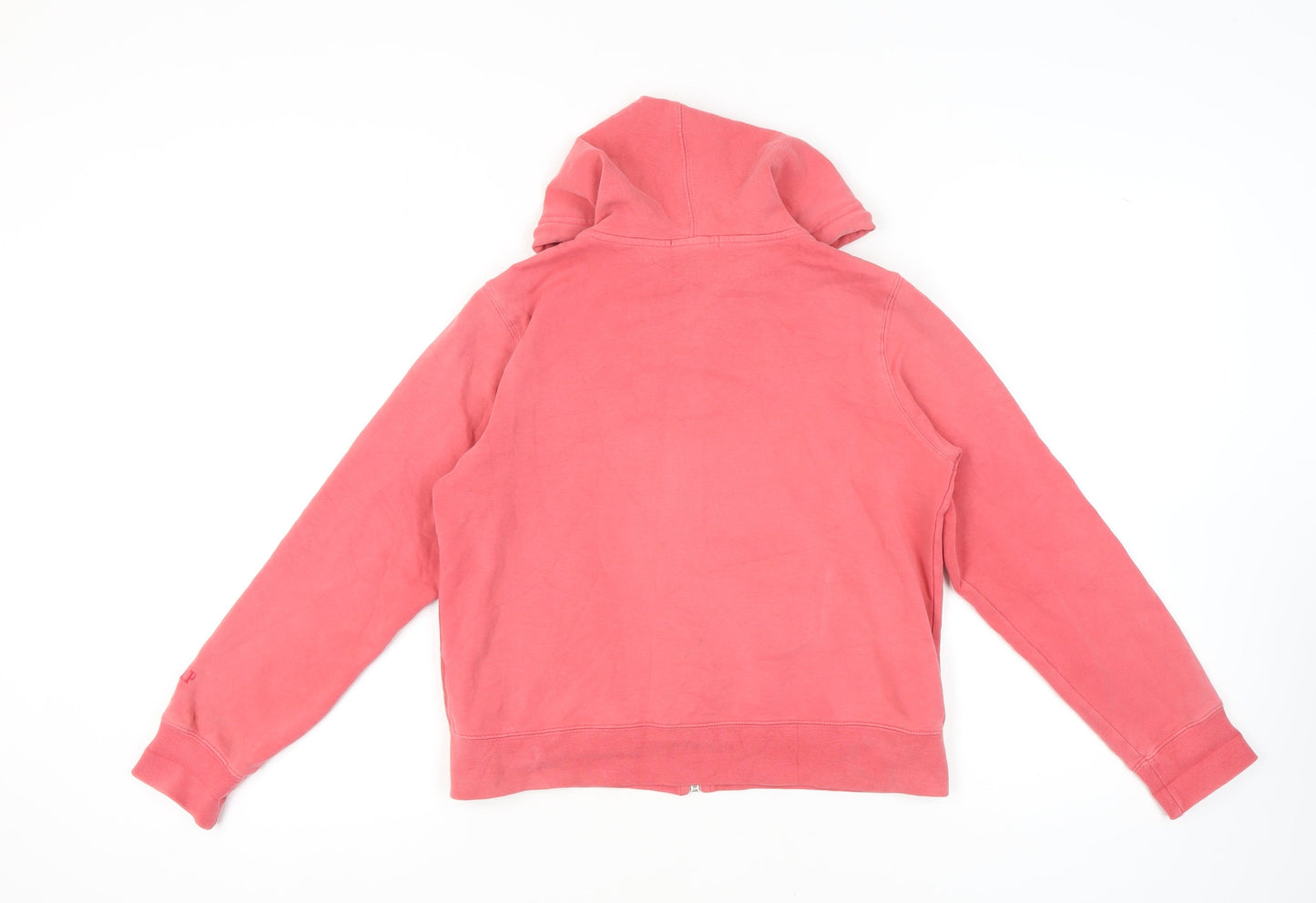 GAP Women's Pink Full Zip Hoodie - Size S, Stretch