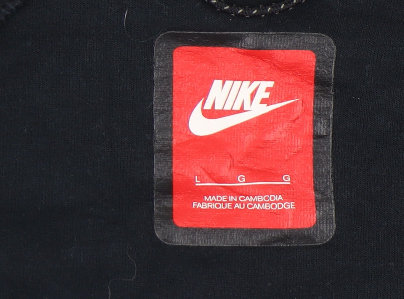 Nike Women's Black Full Zip Hoodie, L, Casual Wear