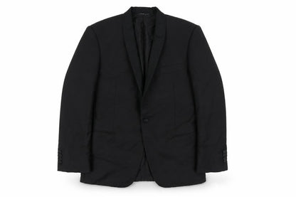 Pal Zileri Men's Black Wool Blazer, Size 46, Formal Elegance