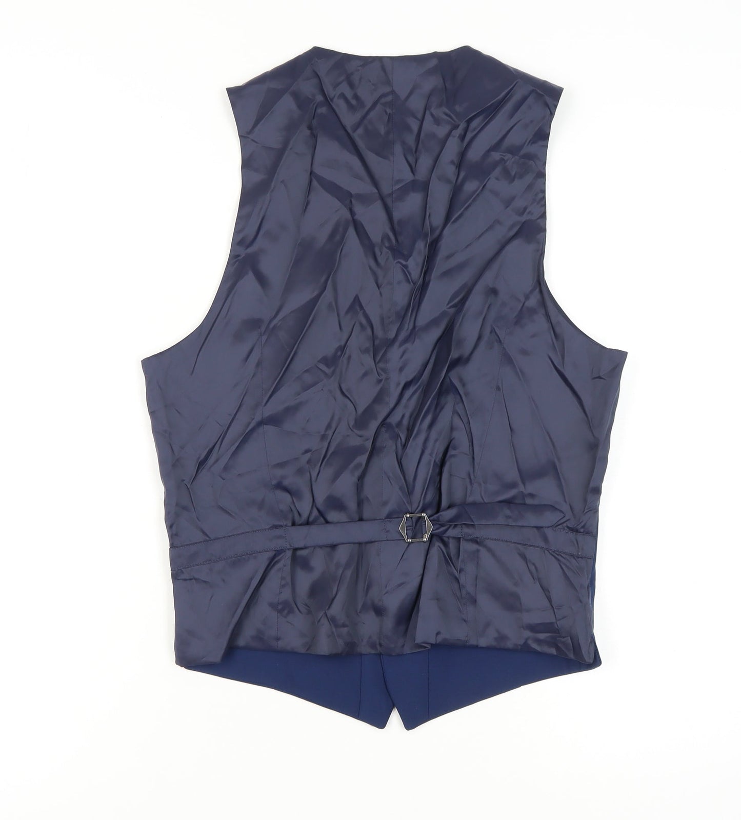 Mens UK Size 36 Marks and Spencer Regular Blue Suit Waistcoat