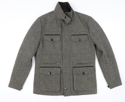 Mens UK Size 50 H&M Grey Military Jacket