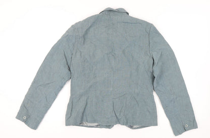 Womens UK Size 12 Laura Ashley Regular Blue Blazer