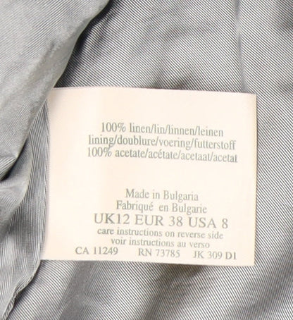Womens UK Size 12 Laura Ashley Regular Blue Blazer