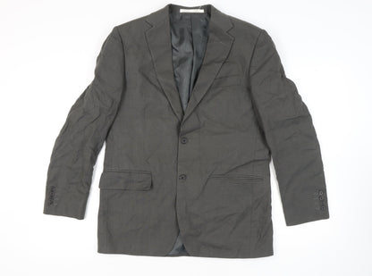 Mens UK Size 40 Marks and Spencer Regular Green Suit Jacket