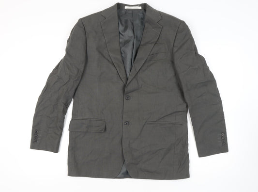 Mens UK Size 40 Marks and Spencer Regular Green Suit Jacket