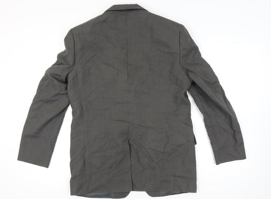 Mens UK Size 40 Marks and Spencer Regular Green Suit Jacket