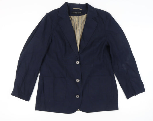 Womens UK Size 12 Wardrobe Regular Blue Blazer