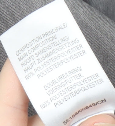 Damart Women's Grey Blazer, Size 20, Notch Lapel