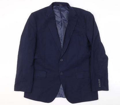 Marks and Spencer Men's Blue XL Regular Blazer