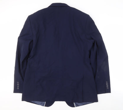 Marks and Spencer Men's Blue XL Regular Blazer