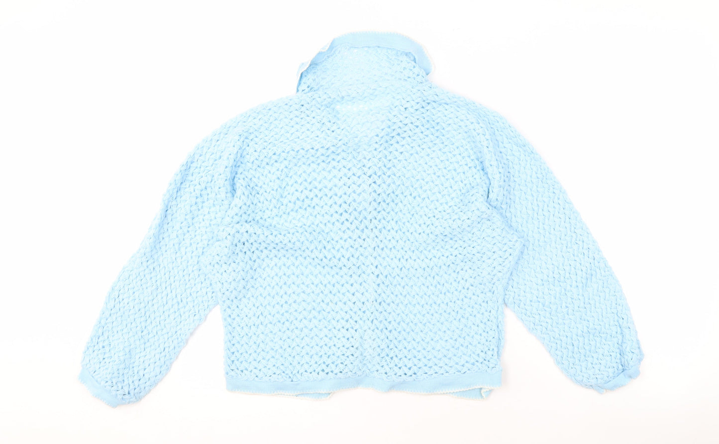 Womens UK Size M St Michael Blue Cardigan Jumper