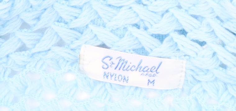 Womens UK Size M St Michael Blue Cardigan Jumper