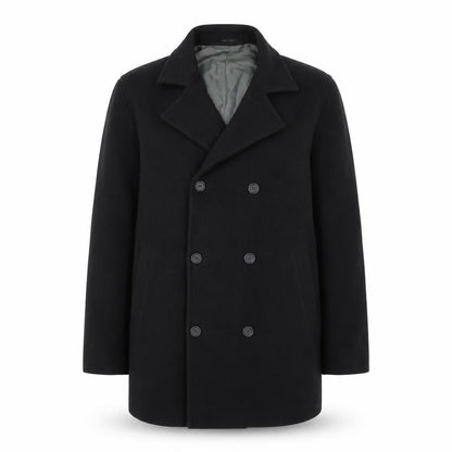 Willson Women's Black Wool Blend Pea Coat Size M