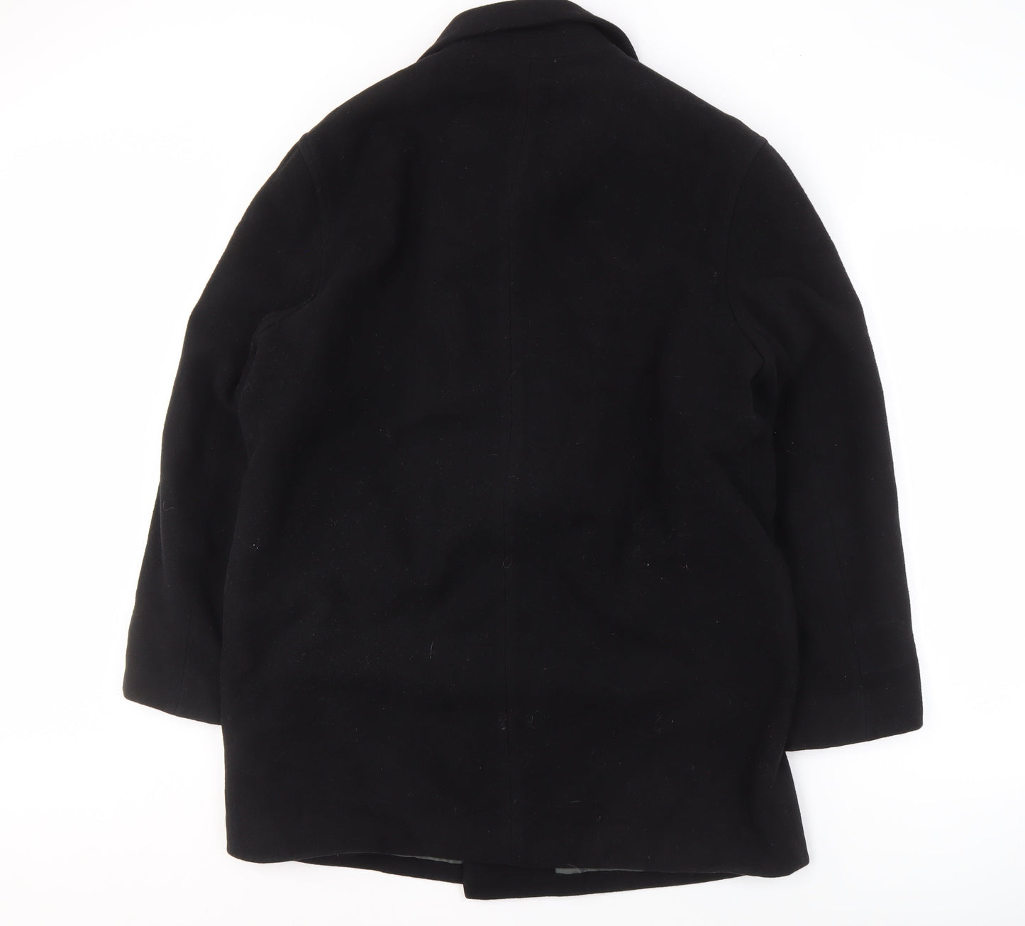 Willson Women's Black Wool Blend Pea Coat Size M