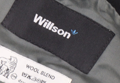 Willson Women's Black Wool Blend Pea Coat Size M