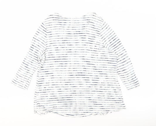 Womens UK Size 18 DASH White Basic T-Shirt