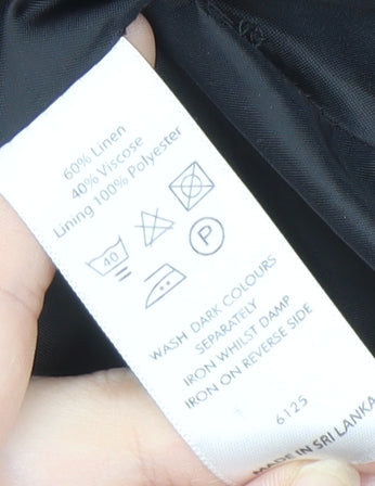 Autonomy Women's Black Linen Blazer Size 14