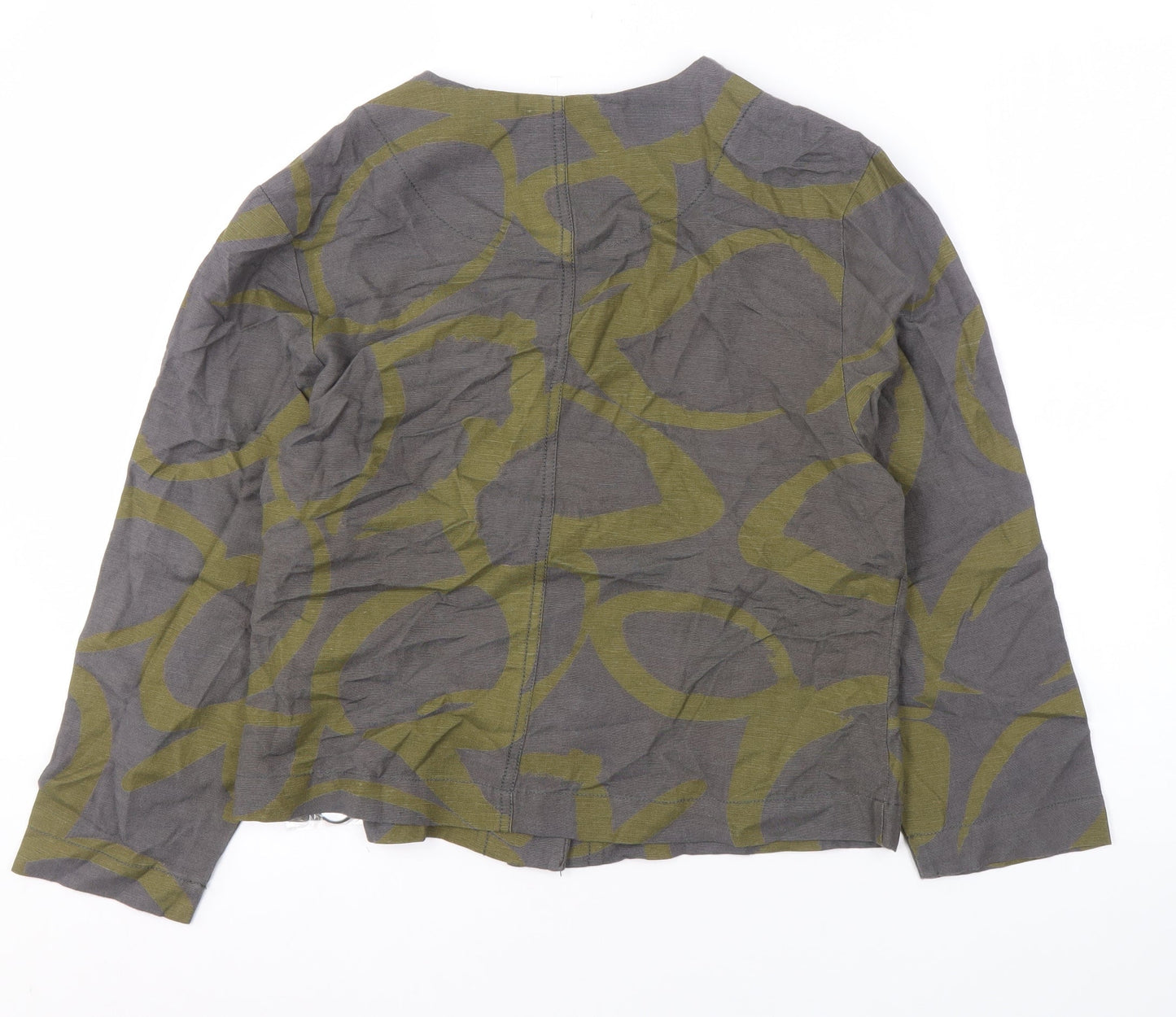 VIZ Women's Grey Multicoloured Jacket Size 12