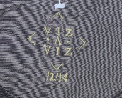 VIZ Women's Grey Multicoloured Jacket Size 12