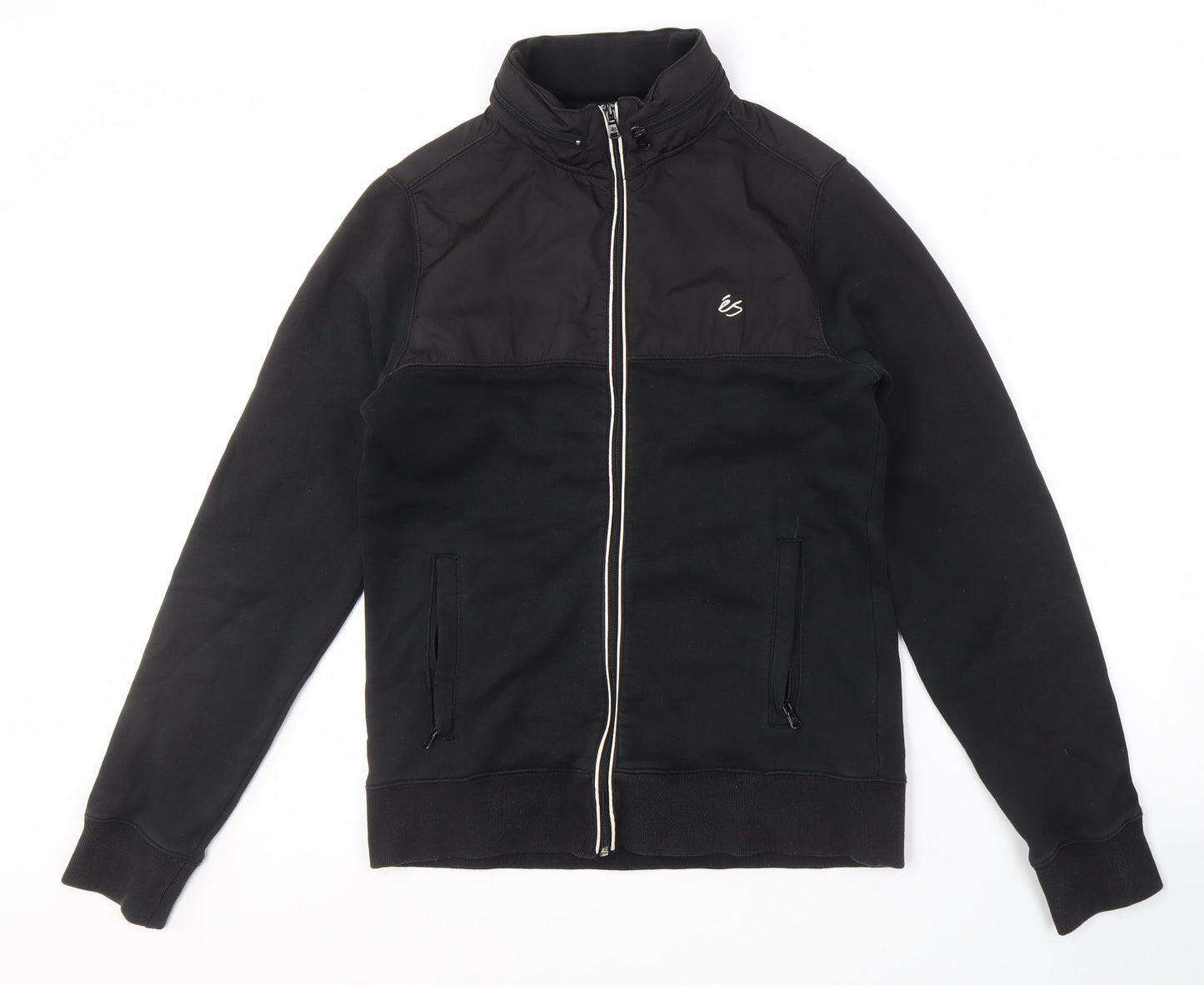 Mens UK Size S éS Black Bomber Jacket