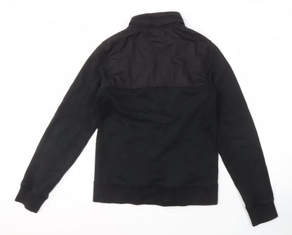 Mens UK Size S éS Black Bomber Jacket