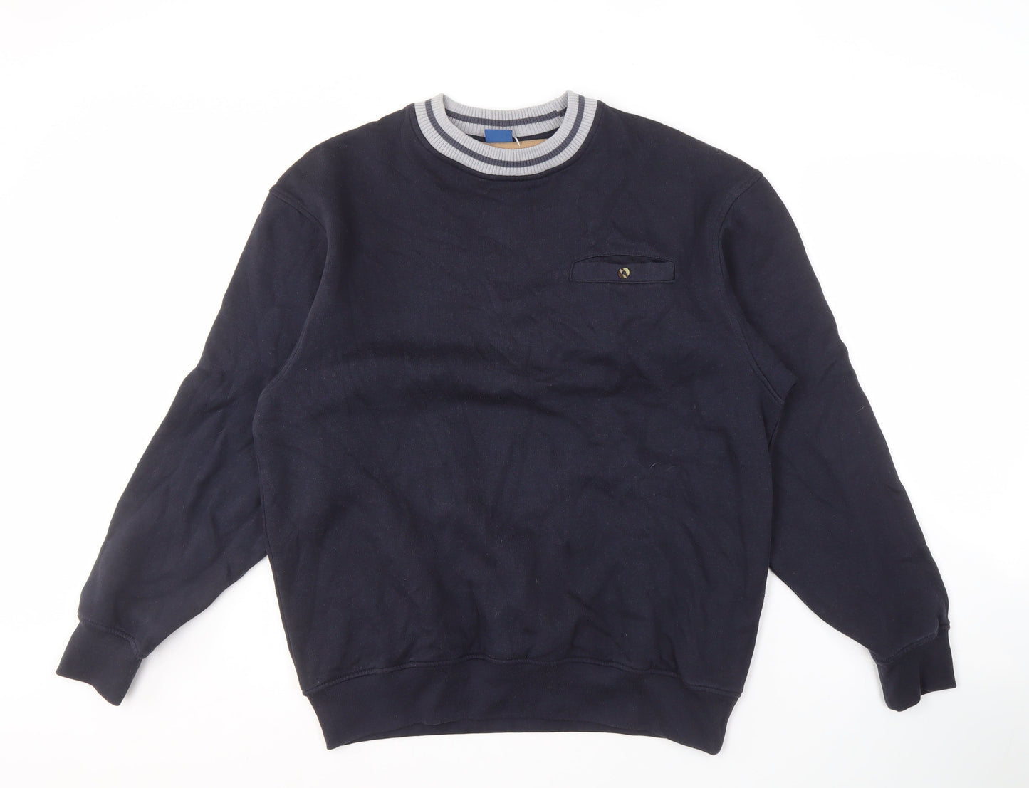 Chums Men's Blue Sweatshirt S Pullover Crew Neck