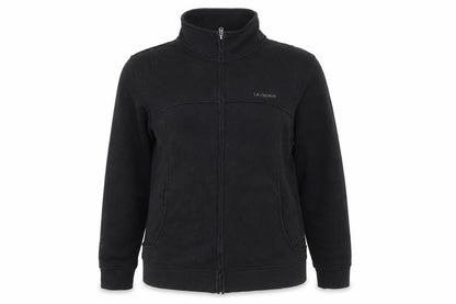 Front view of LA Gear Women's Black Full Zip Jacket, size 14