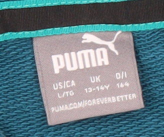 Puma Boys Blue Pullover Hoodie 13-14 Years