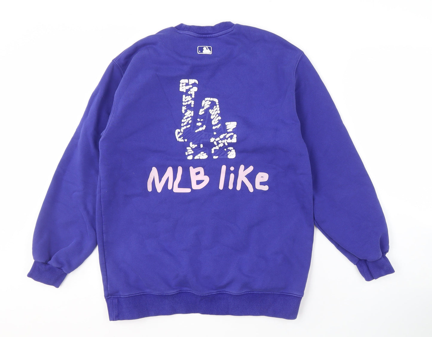 Mens UK Size S MLB Blue Pullover Sweatshirt