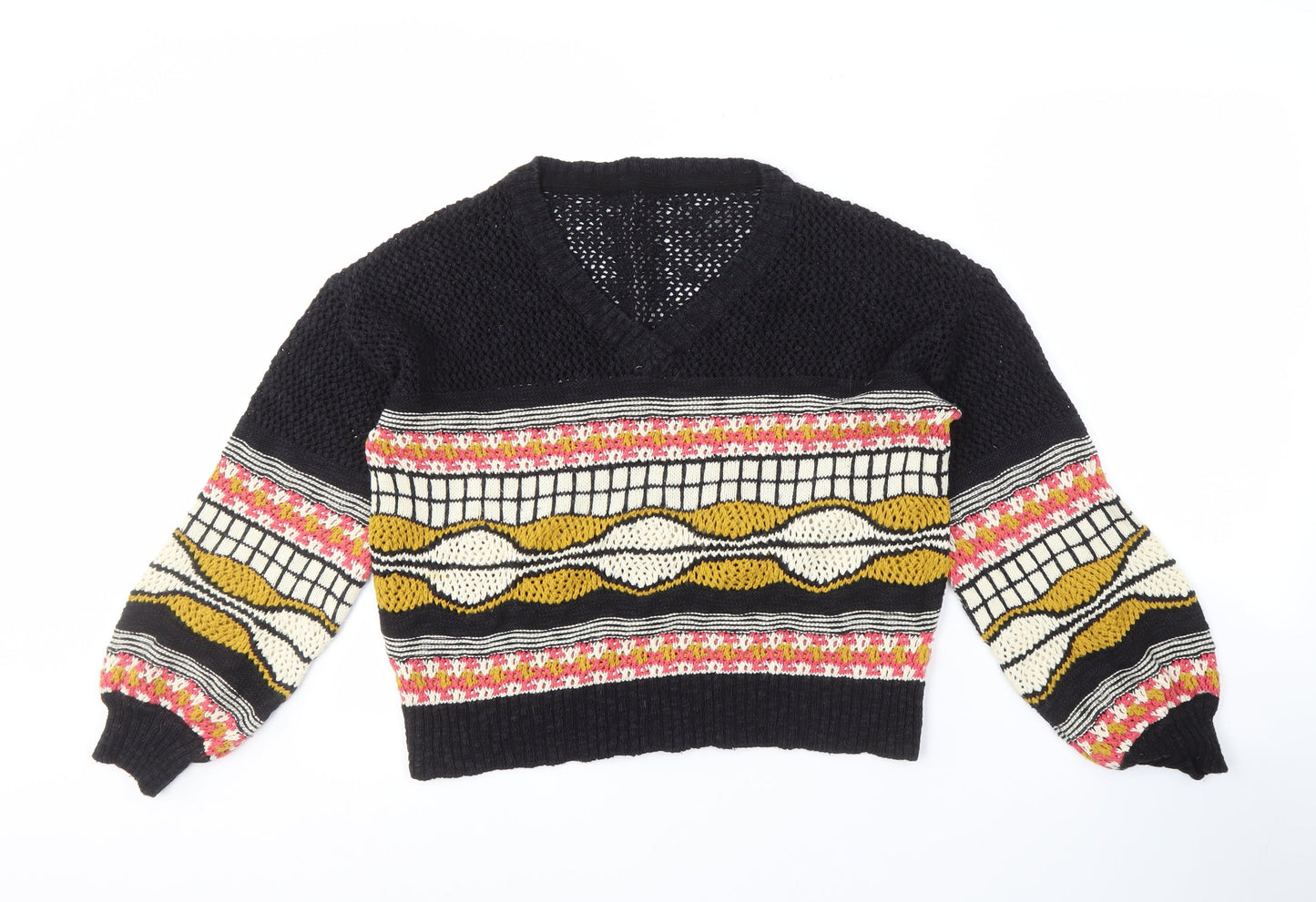 Womens UK Size S NEXT Multicoloured Pullover Jumper