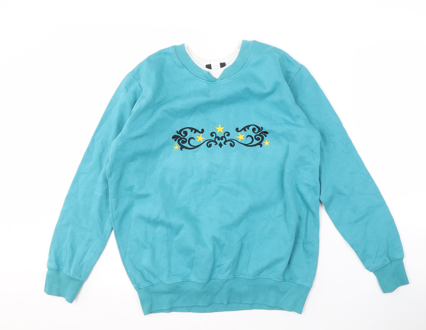 Pembrook Women's Blue Pullover Sweatshirt M
