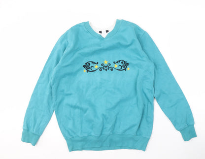 Pembrook Women's Blue Pullover Sweatshirt M