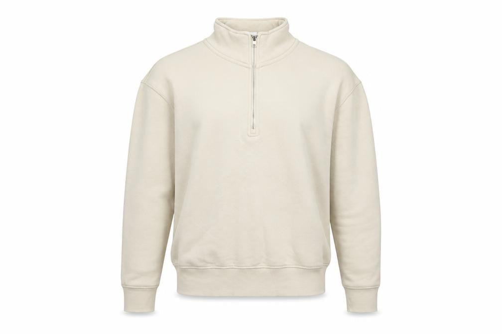 Mens UK Size S Zara Beige Pullover Sweatshirt