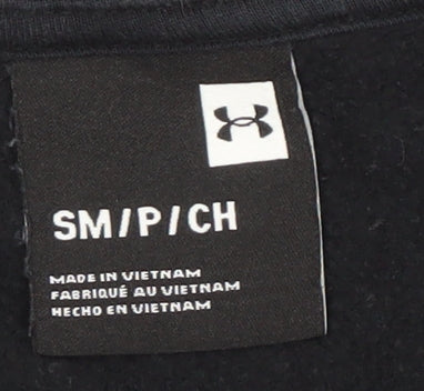 Mens UK Size S Under armour Black Pullover Sweatshirt