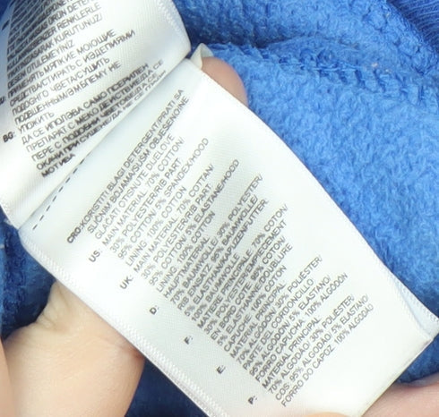 Adidas Men's Blue Pullover Hoodie Size L