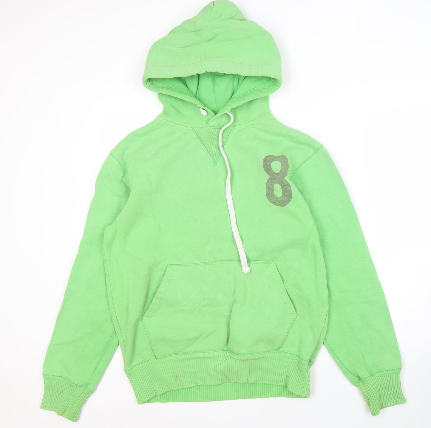 Mens UK Size XS Jack Wills Green Pullover Hoodie