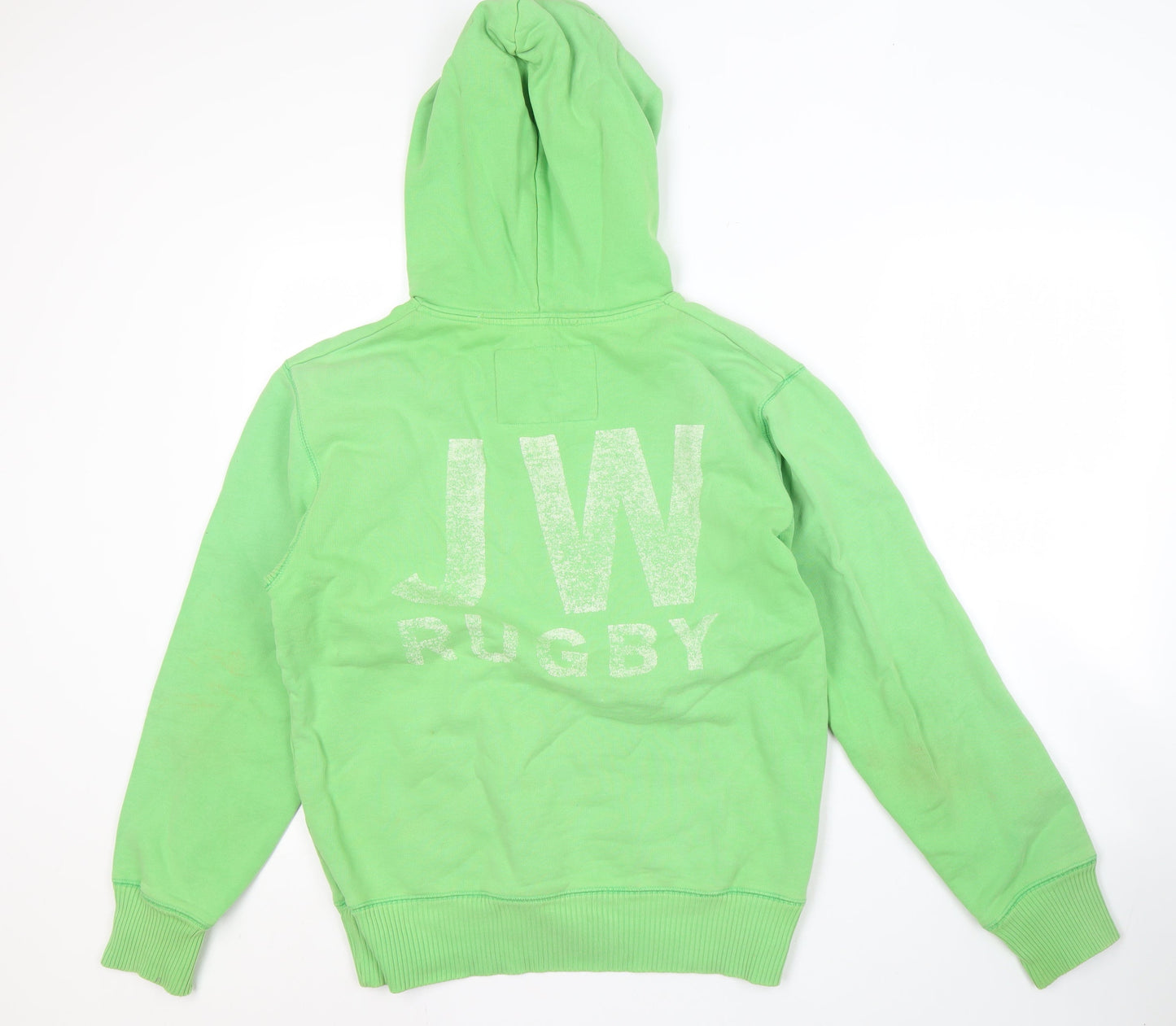 Mens UK Size XS Jack Wills Green Pullover Hoodie