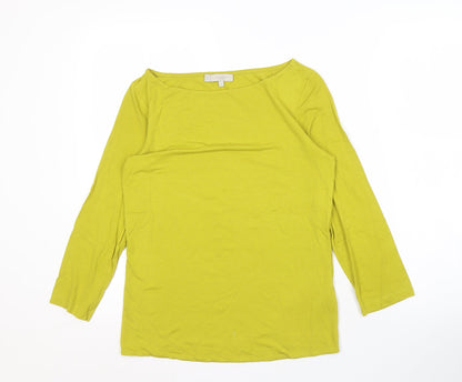 Womens UK Size S Hobbs Green Basic T-Shirt