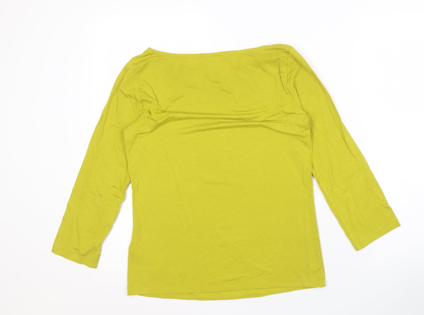 Womens UK Size S Hobbs Green Basic T-Shirt