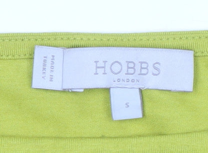 Womens UK Size S Hobbs Green Basic T-Shirt