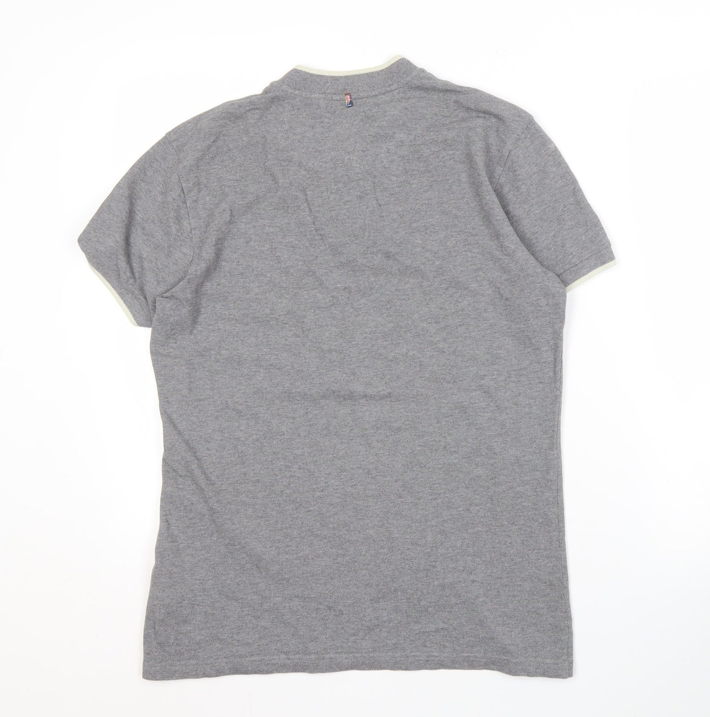Pretty Green Men's Grey XS Short Sleeve Polo Shirt