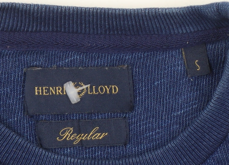 Henri Lloyd Men's Blue Cotton Pullover Jumper S