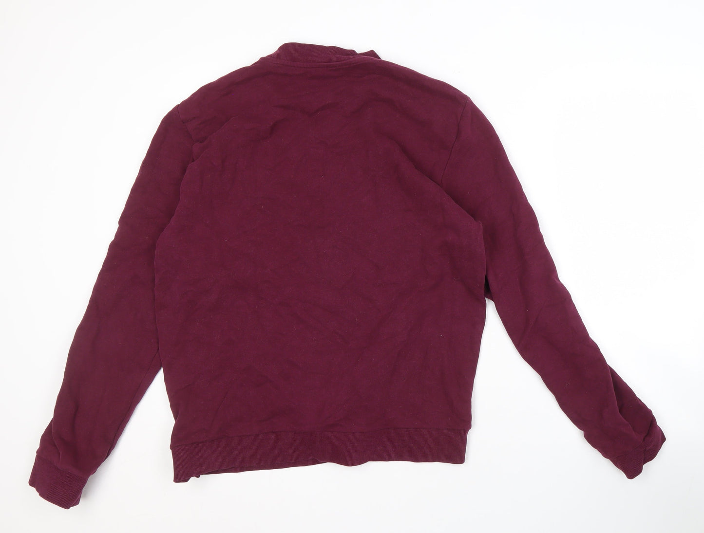 COS Men's Red XL Cotton Pullover Sweatshirt