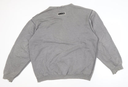 SDI Men's Grey Pullover Sweatshirt, Size L