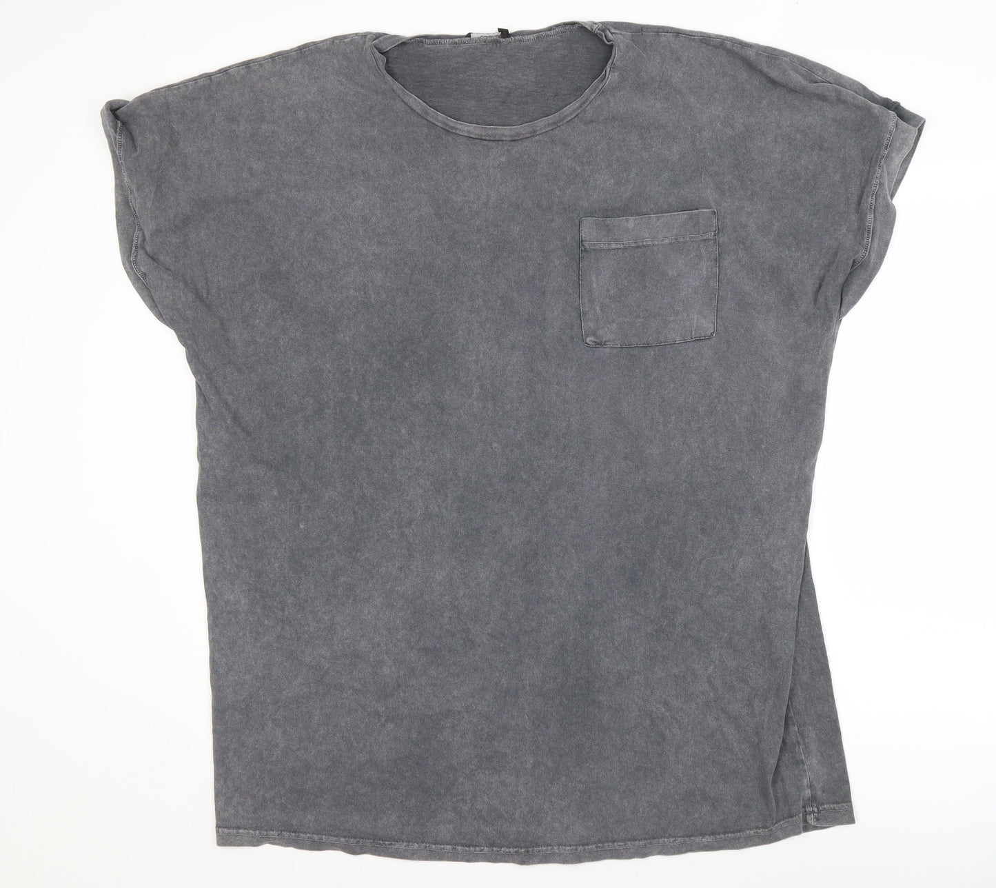 boohoo Women's Grey Relaxed T-Shirt, Size 18