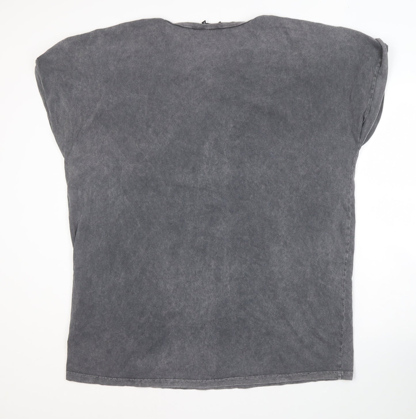 boohoo Women's Grey Relaxed T-Shirt, Size 18